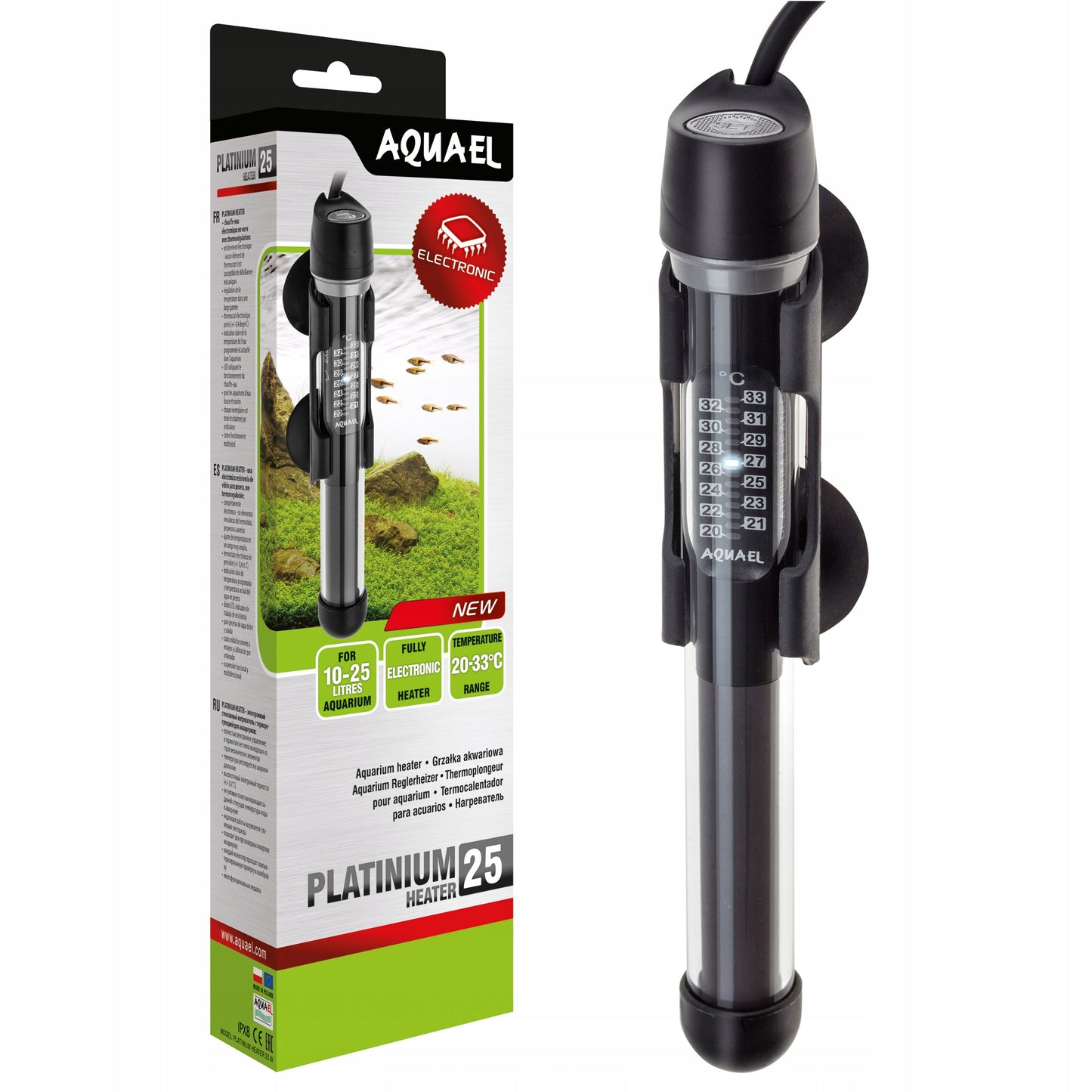 Calentador platinium heater 25 de Aquael
