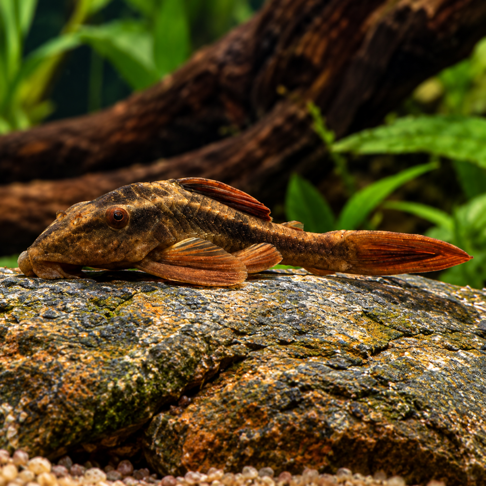 Cochliodon basilisko (bruno) talla 5-8cm