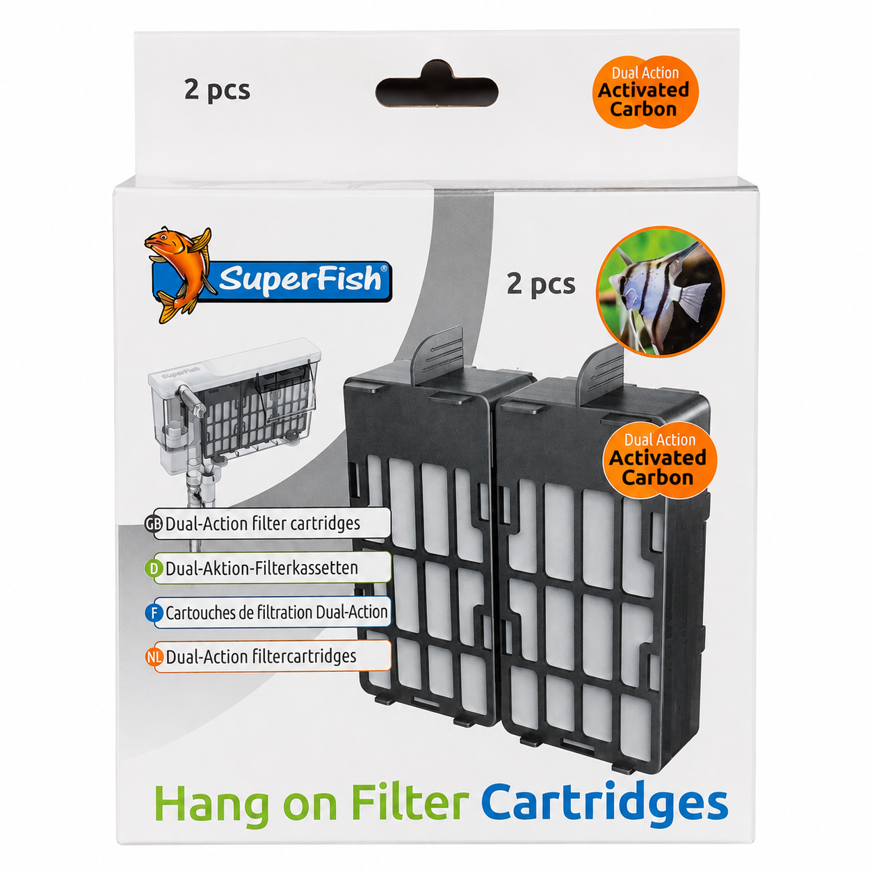 Repuesto cartucho de filtro mochila Super fish
