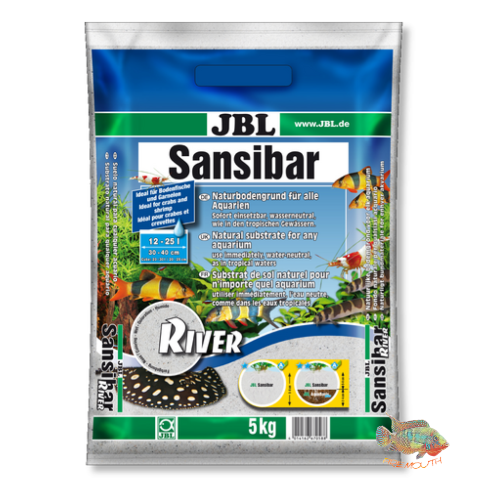 Arena de río Sansíbar de JBL - dos tamaños