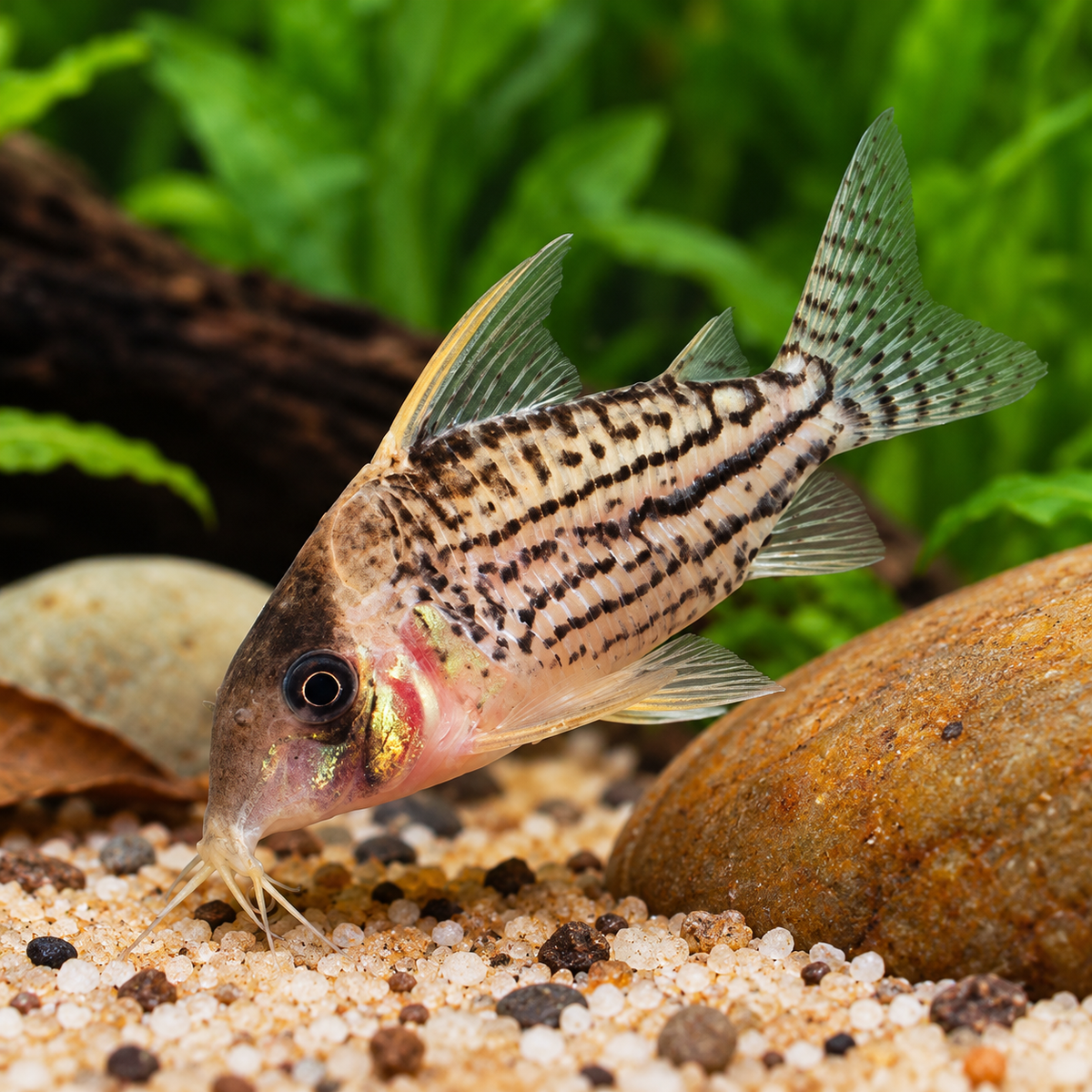 Corydoras Super Schwartzi Hifin Longnose talla XL