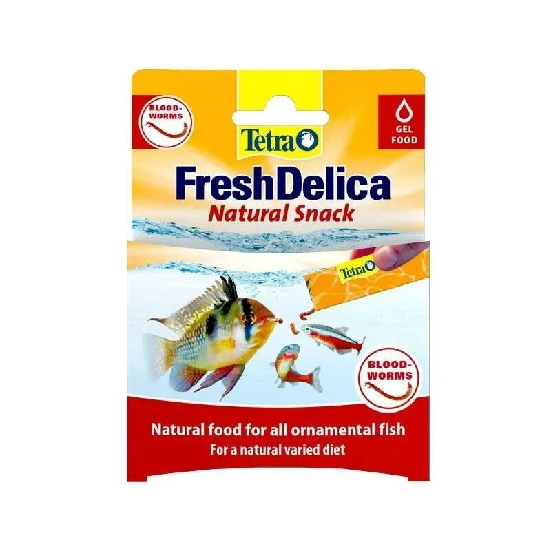Tetra FreshDelica larvas rojas 48g