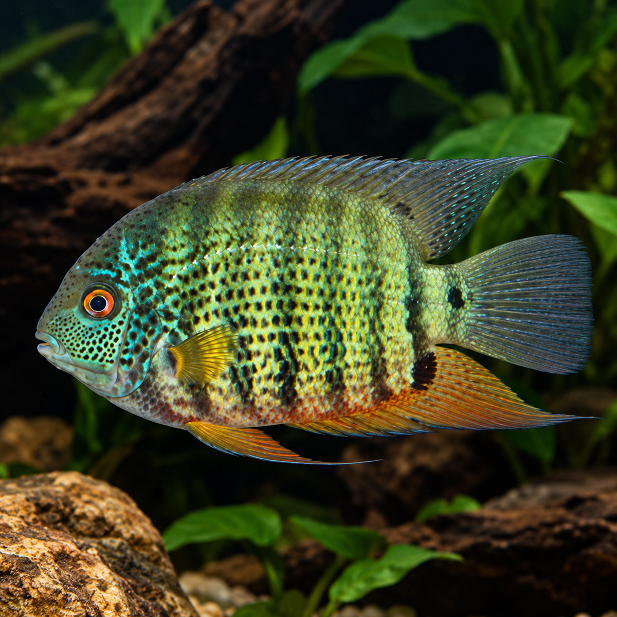 Heros appendiculatus talla 13cm