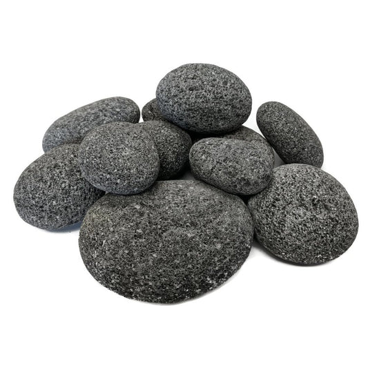 Lava black Pebble - Roca por kilo