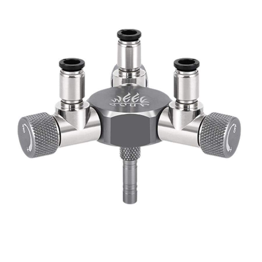 Regulador de salida triple para CO2 WeekAqua