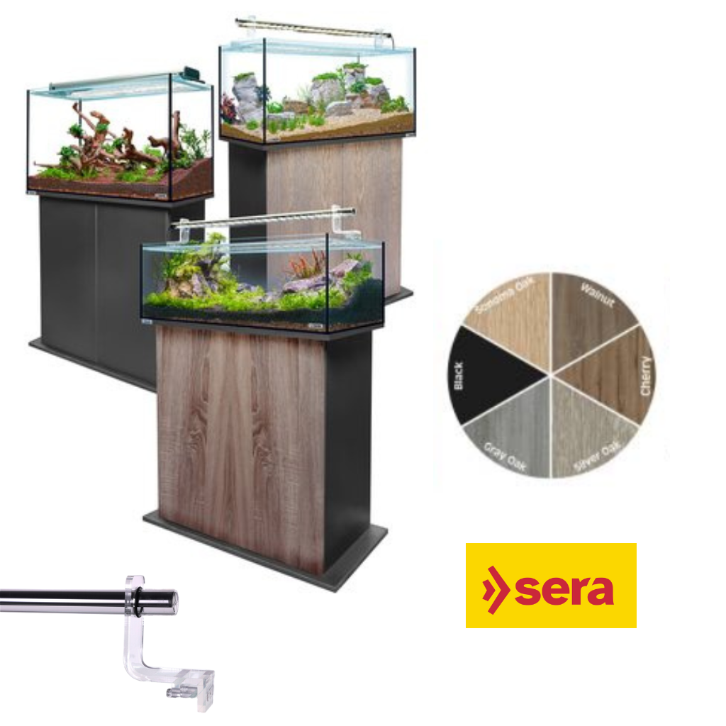 Sera SET Aquatank 128L con mesa 80cm |90cm |100cm (varios colores)