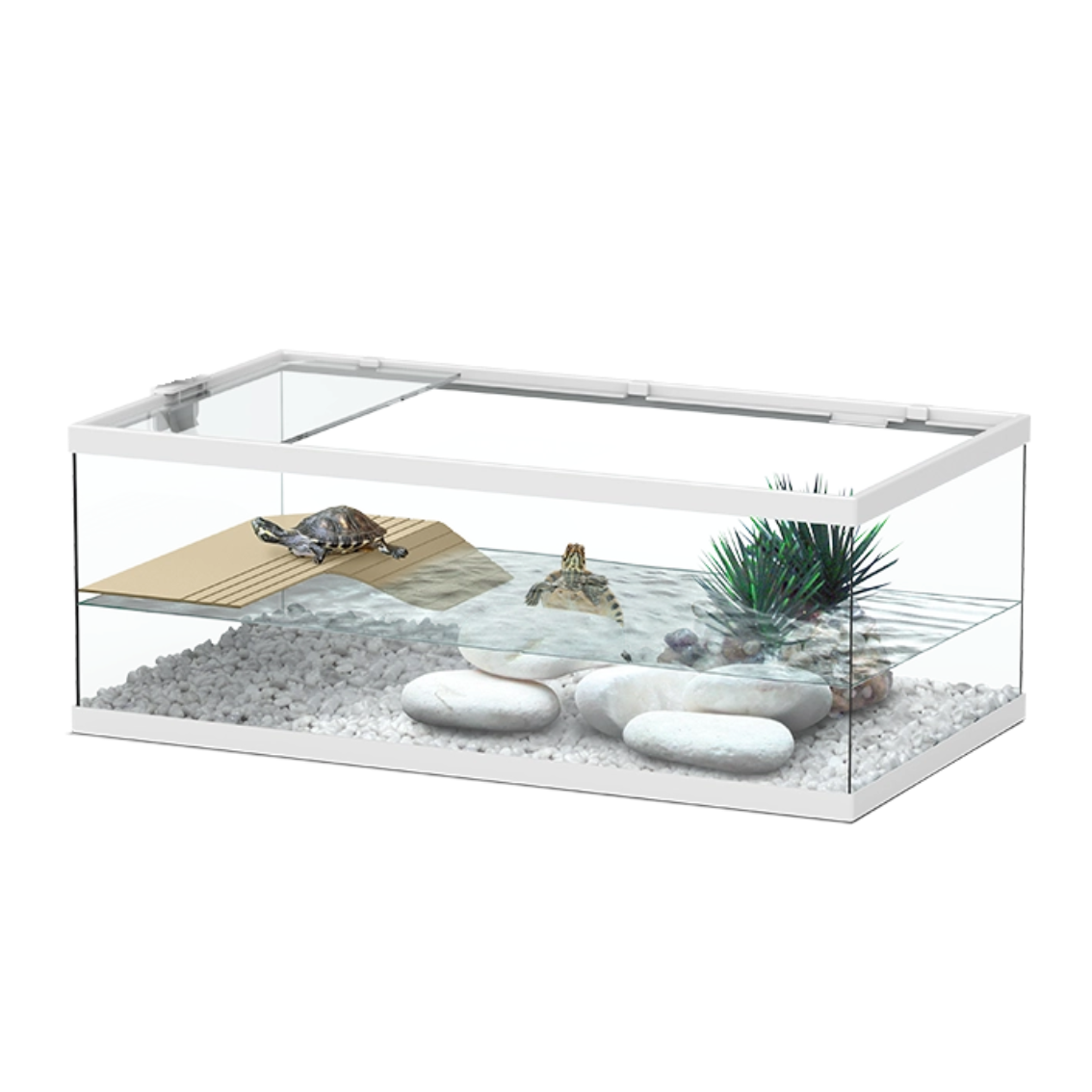 Tortuguera "tortum" 55x29x20 blanco