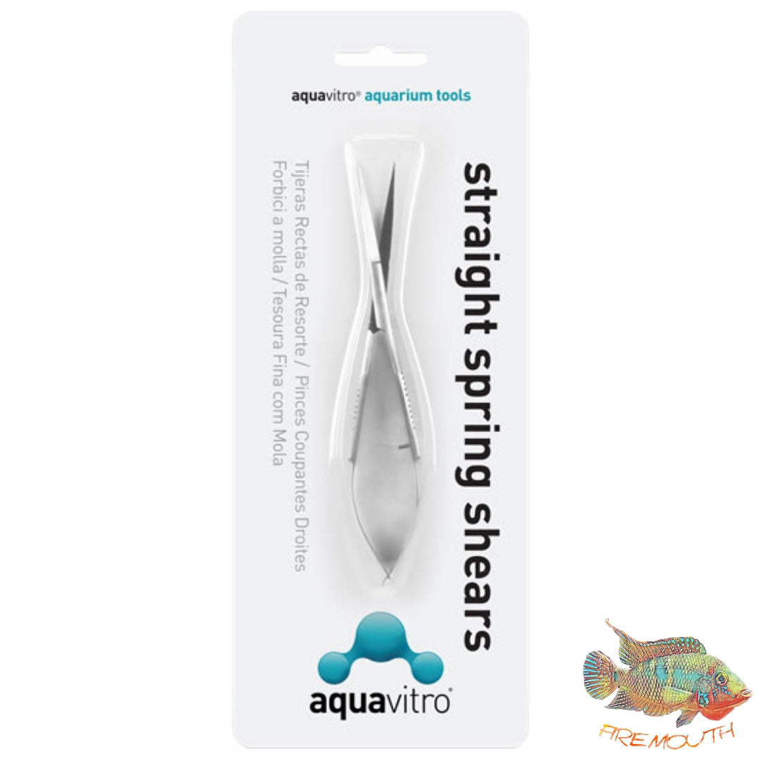 Tijeras Rectas de Resorte, 15 cm de Aquavitro