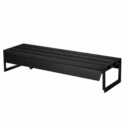 L SERIES - Alas cubrelaterales para pantalla NEGRO