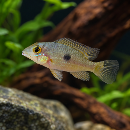 Geophagus diamantinensis talla 6cm - Especie rara Hudson Crizanto