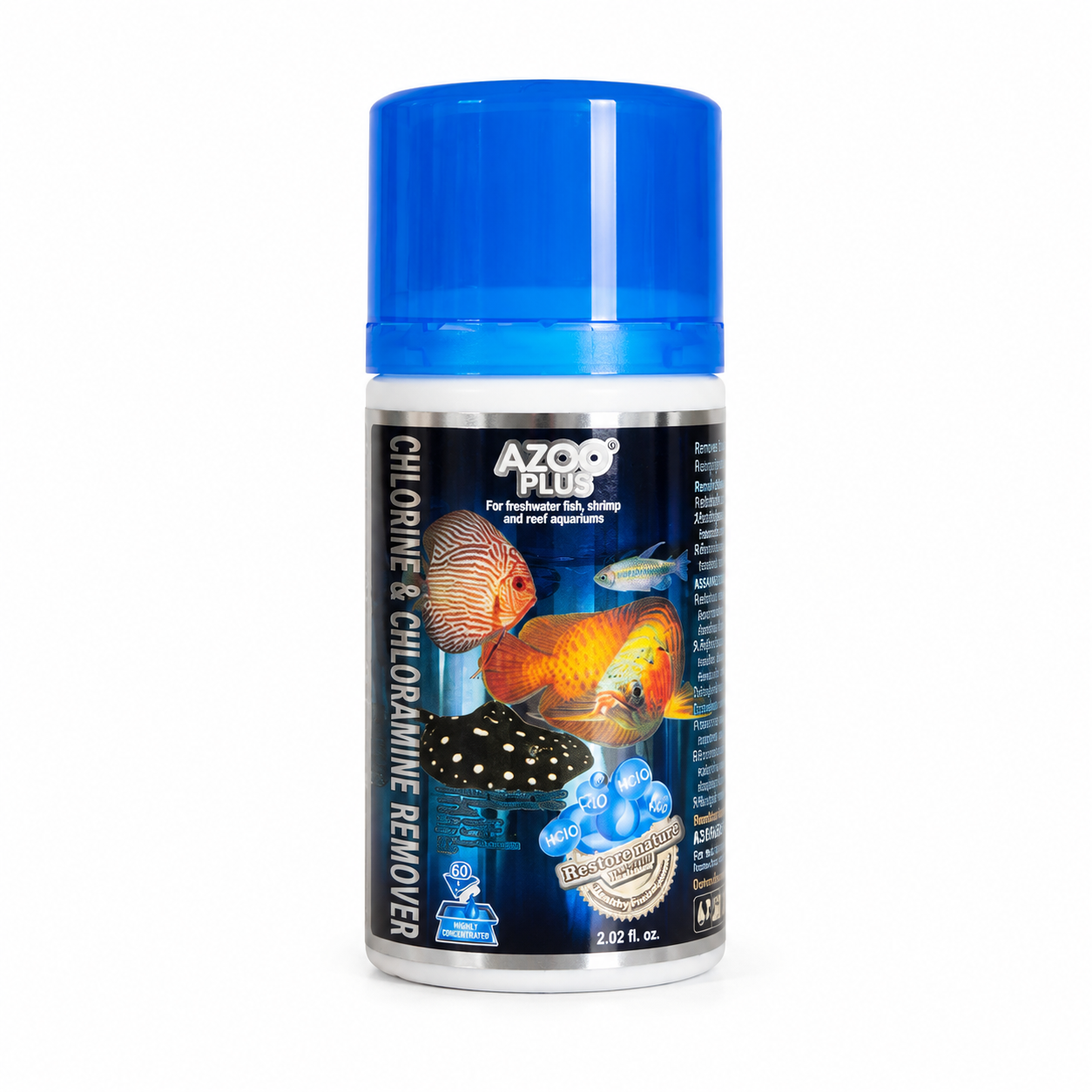 AZOO Plus Chlorine and Chloramine Remover 60ml