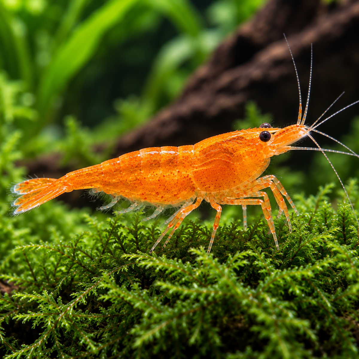 Neocaridina orange talla 1,5-2cm