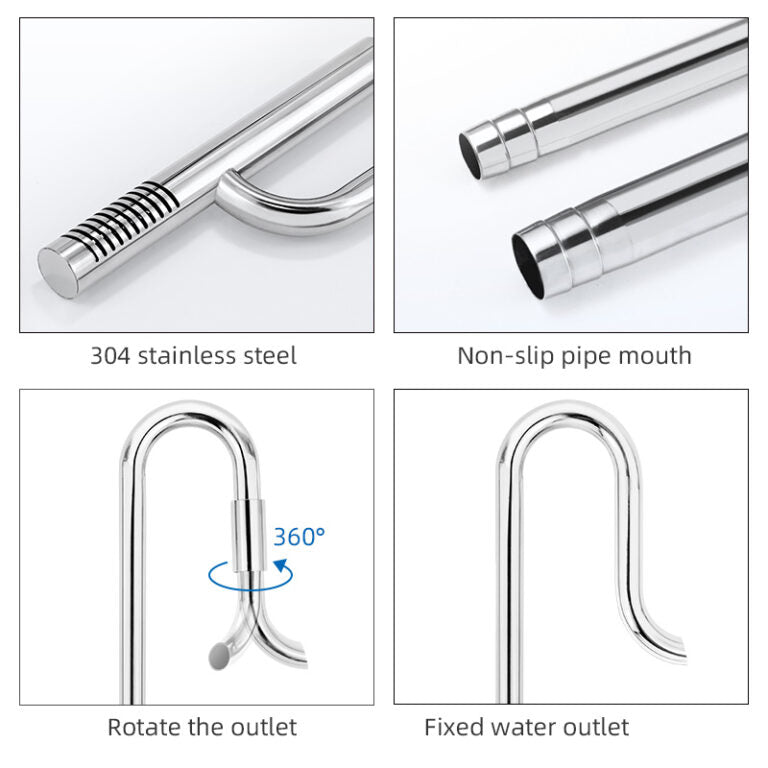 Set de tubos de acero Week Aqua - diferentes medidas