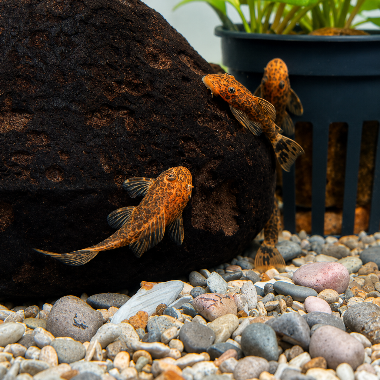 Pack de 5 Ancistrus Rojo Lava 3-4cm | oferta con envio