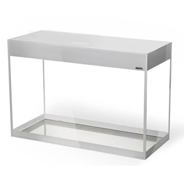 SET Aquael Glossy 100 de 215L (acuario + mesa + tapa con iluminación) - Blanco