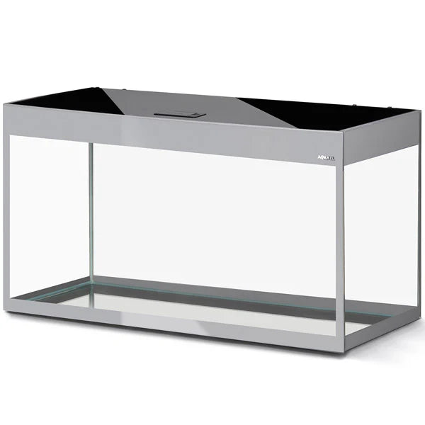 SET Aquael Glossy 100 de 215L (acuario + mesa + tapa con iluminación) - Gris
