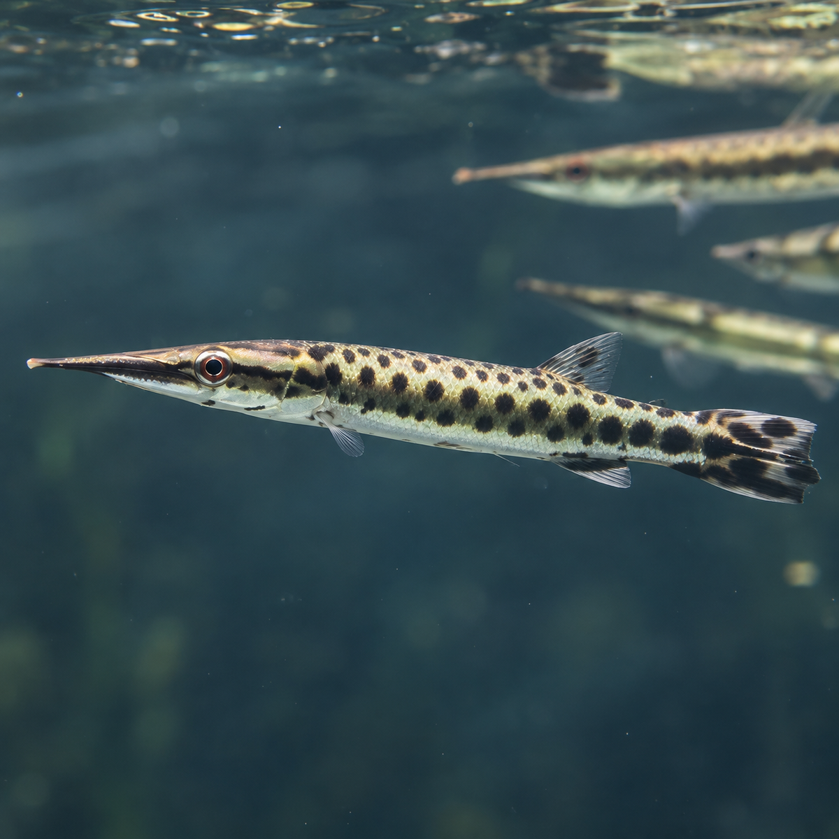 Boulengerella maculata talla 15-17cm