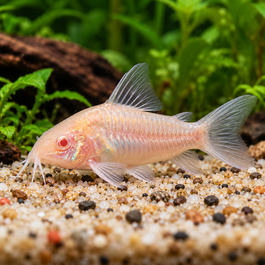 Corydoras paleatus albin talla 3,5-4cm