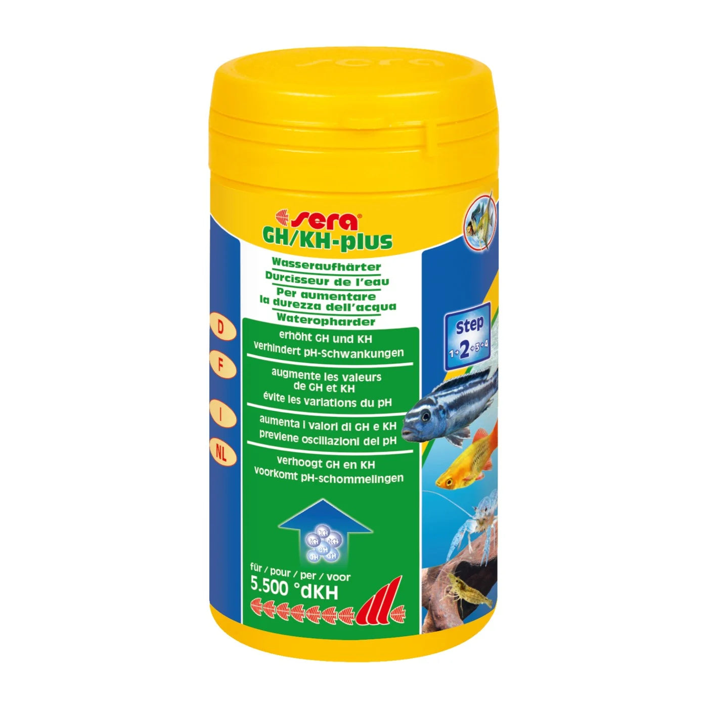 sera GH/KH-plus 275g - endurecedor de agua