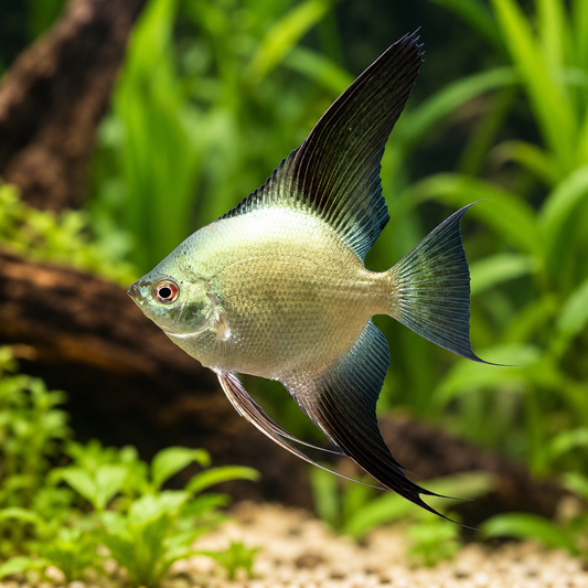 Pterophyllum scalare bulgarian green talla 3