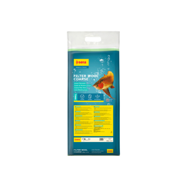 Sera filter wool coarse 1000g