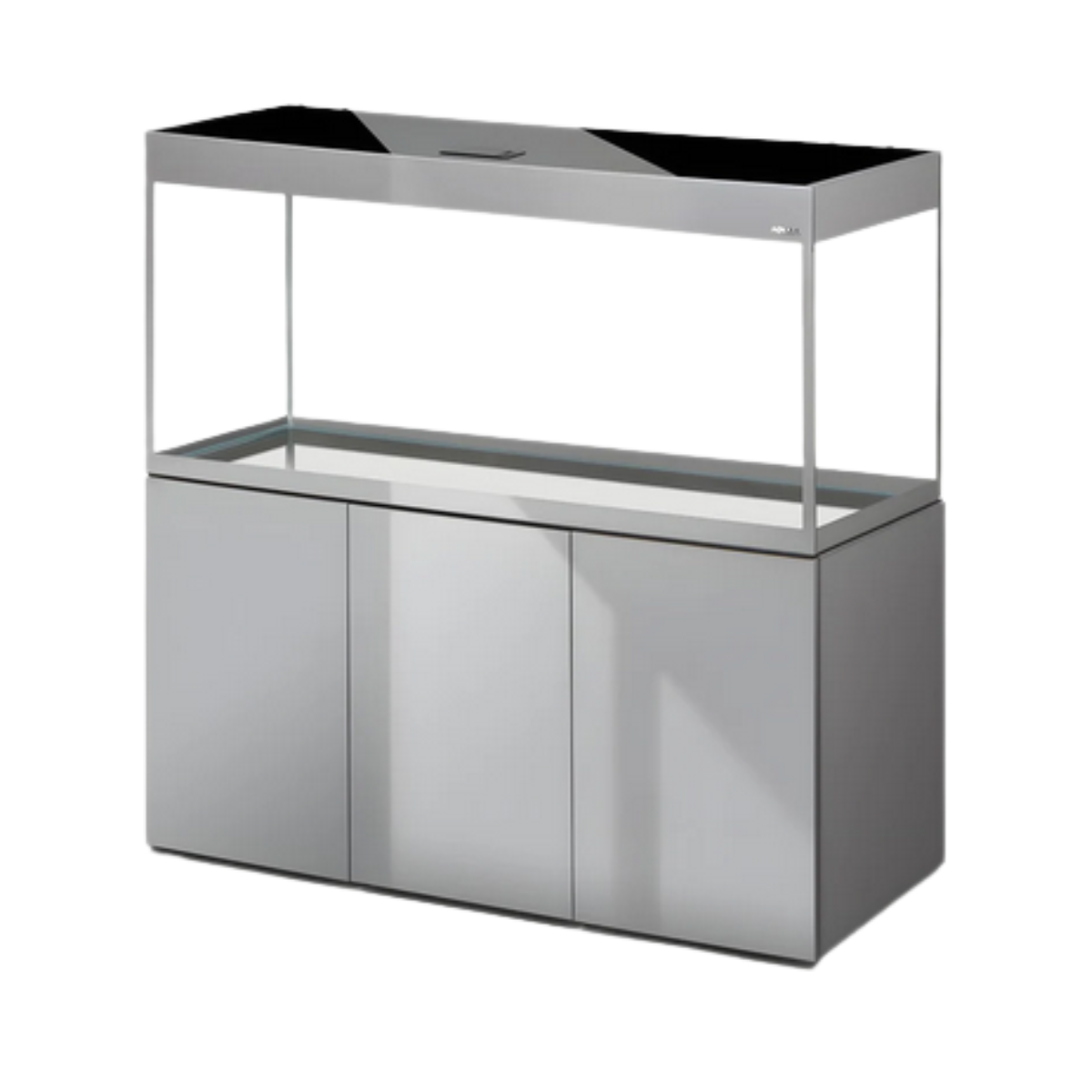 SET Aquael Glossy 150 de 405L (acuario + mesa + tapa con iluminación) - Gris