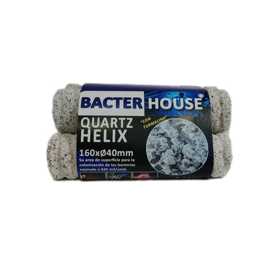 Bacterhouse Quartz Helix 160xØ40mm con turmalina