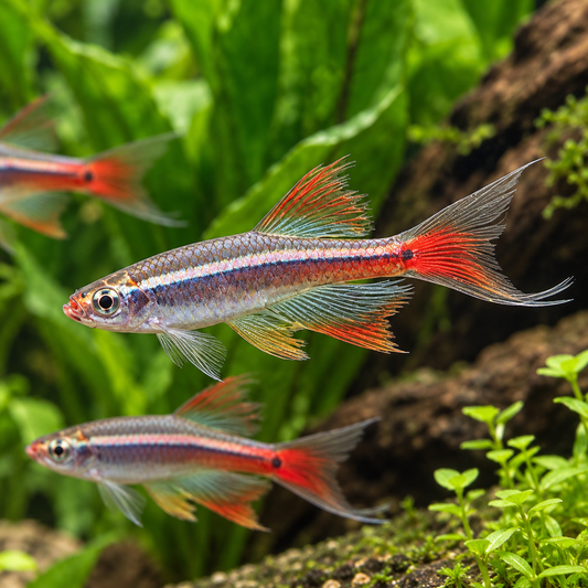 Tanichthys albonubes long fin talla 2,5-3cm
