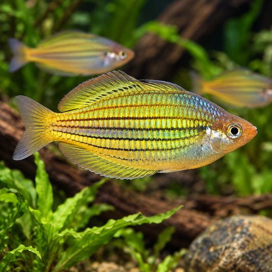 Melanotaenia sexlineata talla 3,5-4cm