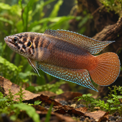 Macropodus ocellatus talla 3,5-4cm