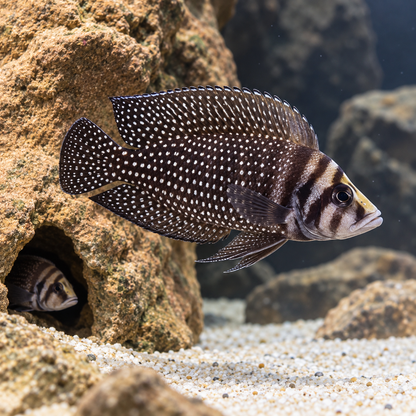 Altolamprologus calvus black pearl talla 4-5cm