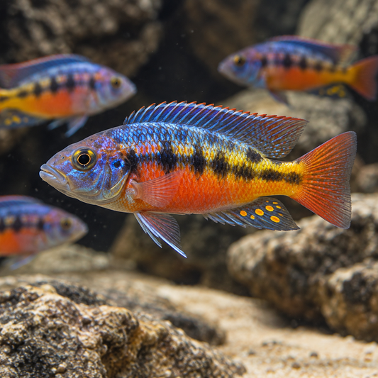 Haplochromis rock kribensis talla 4cm