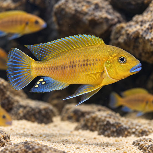 Pseudotropheus williamsi blue lips talla 4-5cm