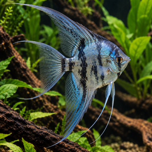 Scalare blue avatan long fin talla md-lg
