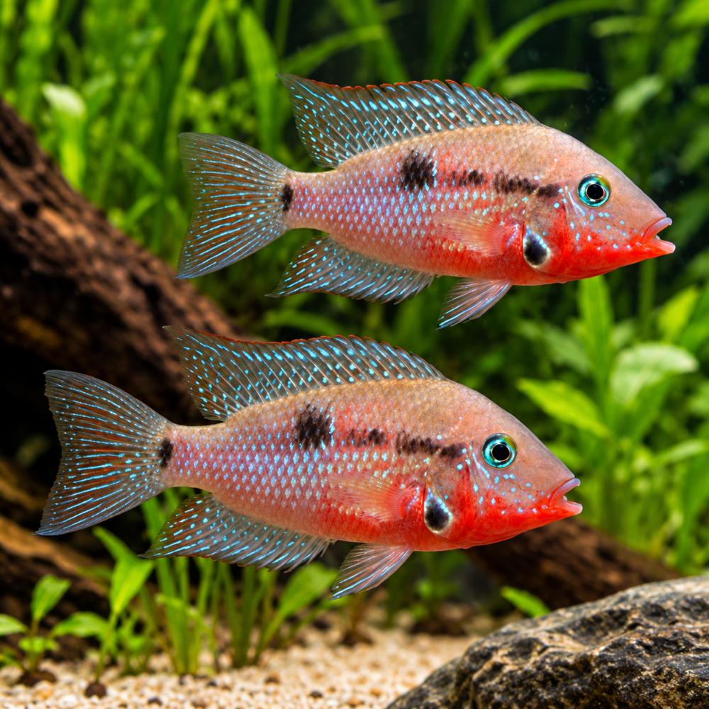 Cichlasoma /thorichthys meeki talla 4,5 - 5,5cm