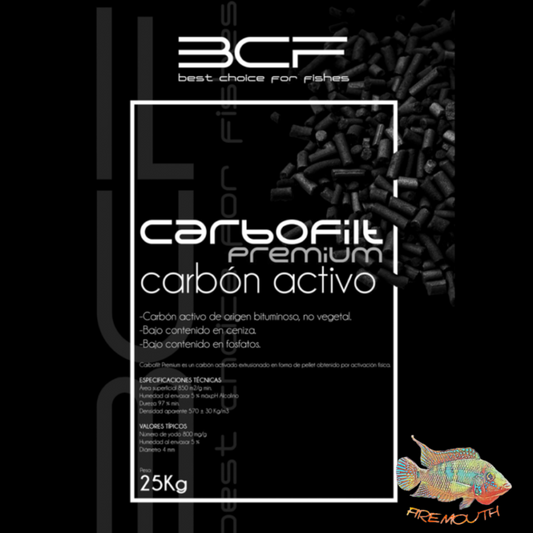 Carbofilt premium 25KG 4mm de BCF