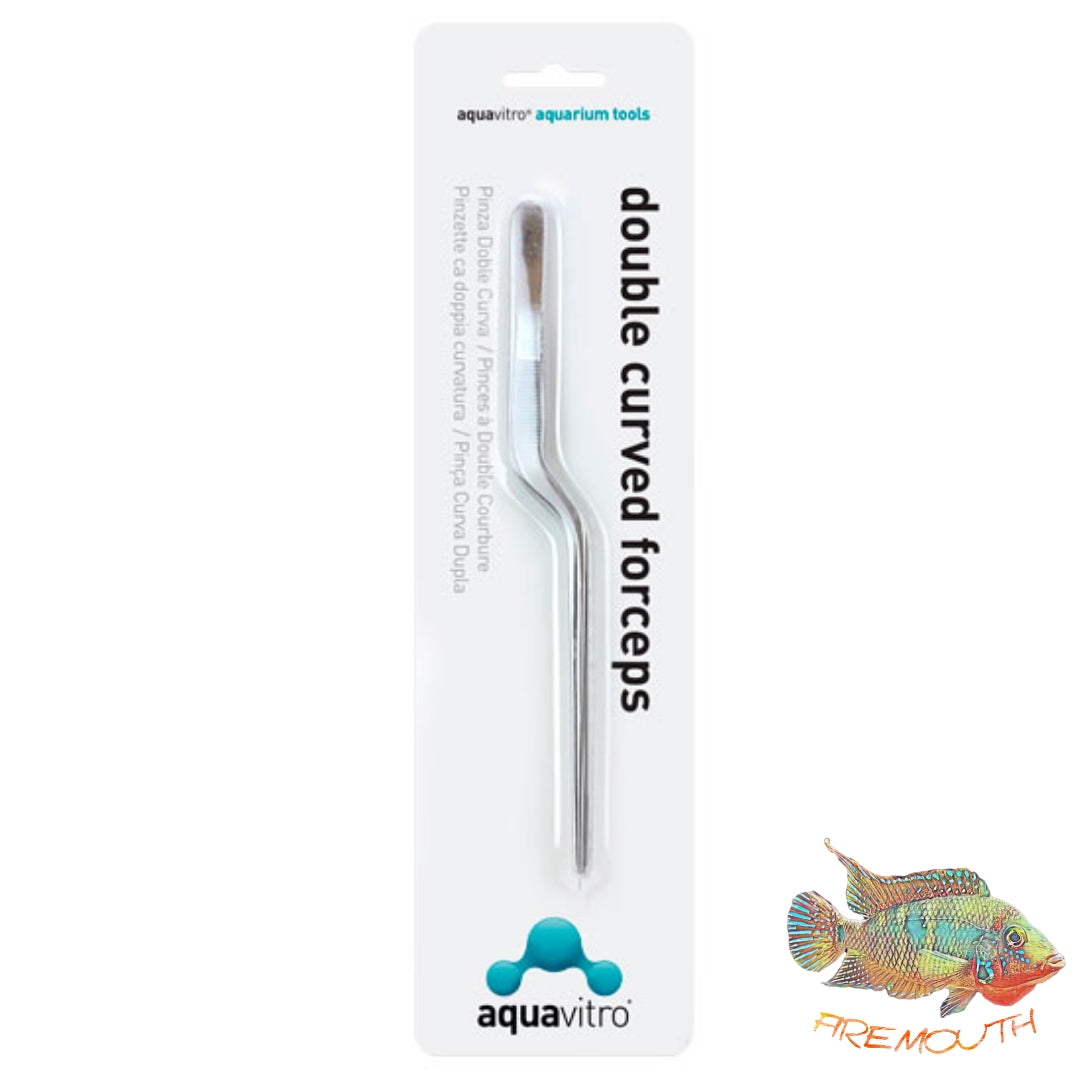 Double Curved Tweezers, 20 cm from Aquavitro 