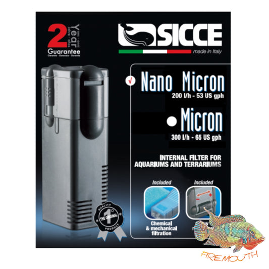 NanoMicron Micro Internal Filter – 200 L/h from Sicce